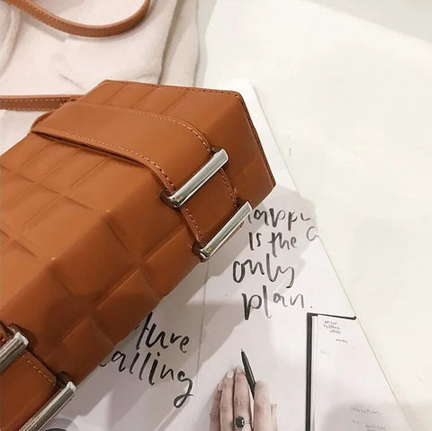 New Casual Box Design Small Crossbody Bag CODE: KAR2386