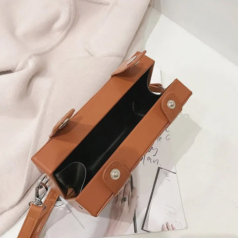 New Casual Box Design Small Crossbody Bag CODE: KAR2386