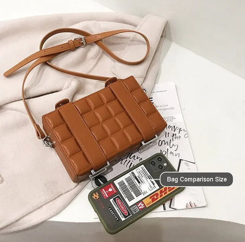 New Casual Box Design Small Crossbody Bag CODE: KAR2386