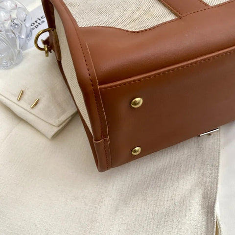 Luxury Travel Tote Canvas Shoulder Crossbody Bag CODE: KAR2387