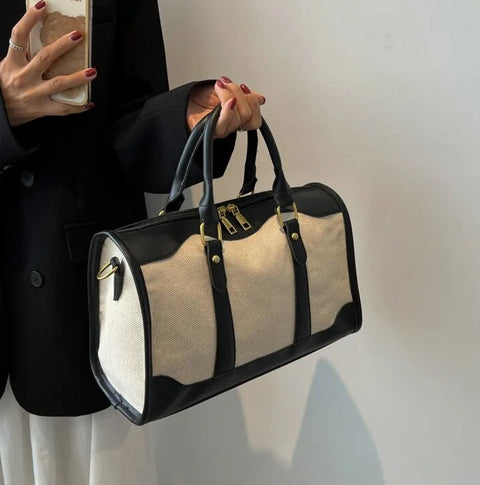 Luxury Travel Tote Canvas Shoulder Crossbody Bag CODE: KAR2387