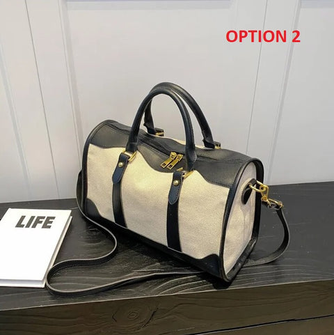 Luxury Travel Tote Canvas Shoulder Crossbody Bag CODE: KAR2387