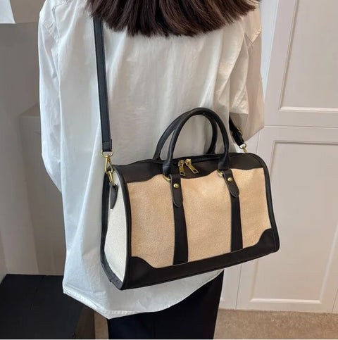 Luxury Travel Tote Canvas Shoulder Crossbody Bag CODE: KAR2387