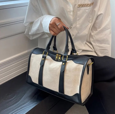 Luxury Travel Tote Canvas Shoulder Crossbody Bag CODE: KAR2387
