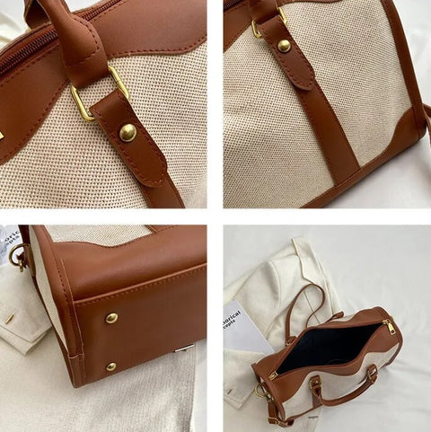 Luxury Travel Tote Canvas Shoulder Crossbody Bag CODE: KAR2387