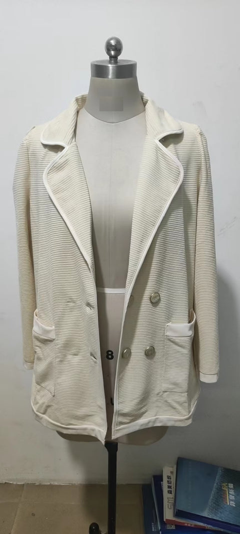 Autumn Winter Fashion Double Breasted Button Casual Long Sleeve Jacket CODE: KAR2401