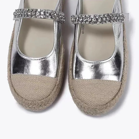 New Summer Casual Crystal Slingback Thick Designer Slipper CODE: KAR2402