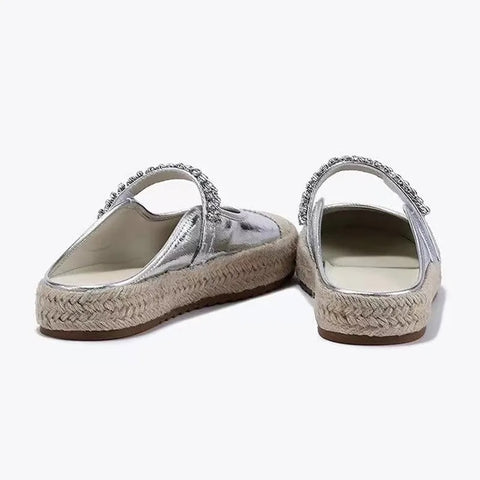 New Summer Casual Crystal Slingback Thick Designer Slipper CODE: KAR2402