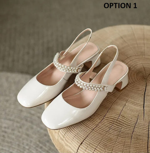 New Autumn Casual Square Toe High Heel Shoe CODE: KAR2407
