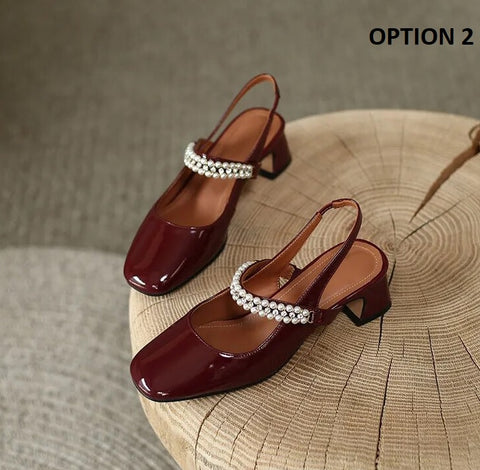 New Autumn Casual Square Toe High Heel Shoe CODE: KAR2407