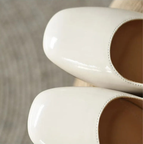 New Autumn Casual Square Toe High Heel Shoe CODE: KAR2407
