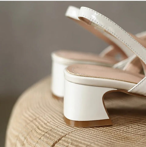 New Autumn Casual Square Toe High Heel Shoe CODE: KAR2407