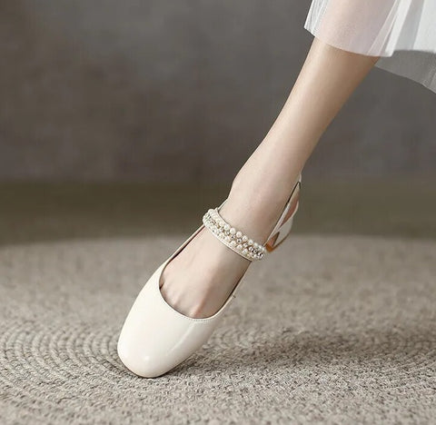 New Autumn Casual Square Toe High Heel Shoe CODE: KAR2407