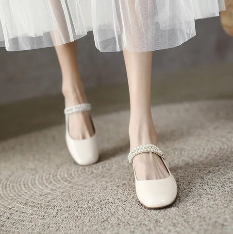 New Autumn Casual Square Toe High Heel Shoe CODE: KAR2407