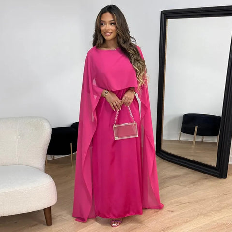 New Fashion Elegant High Waist O-neck Loose Long Maxi Dress CODE: KAR2417