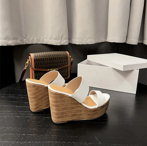 New Design Summer Sexy Peep Toe  Super High Platform Wedges Sandal CODE: KAR2421