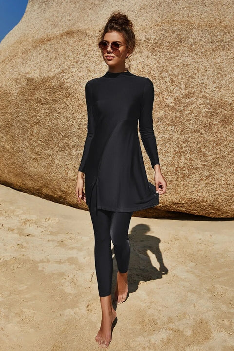 New Abaya Fashion Plain Swimwear Set CODE: KAR2429