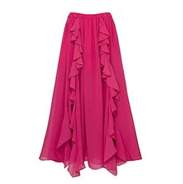New One-piece Ruffled Off-Shoulder, Circular Ring Decorations, Paired with a Skirt Swimsuit Set CODE: KAR2430