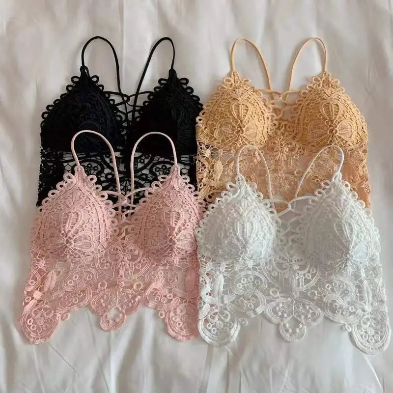 New Sexy Lingerie Fashion Hollow Out Lace Bra Tube Tops CODE: KAR2432  Monrsh