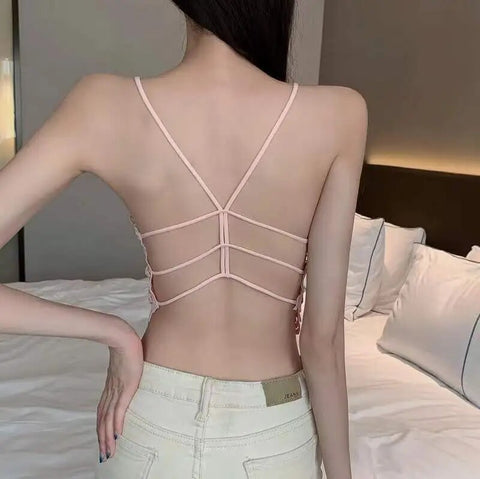 New Sexy Lingerie Fashion Hollow Out Lace Bra Tube Tops CODE: KAR2432