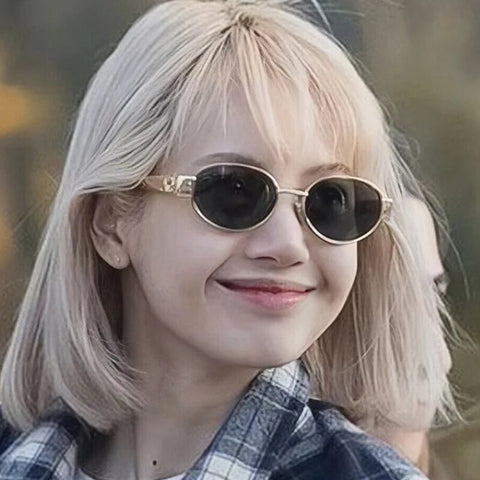 New Classic High Quality Designer Protective Oval Sunglasses CODE: KAR2437