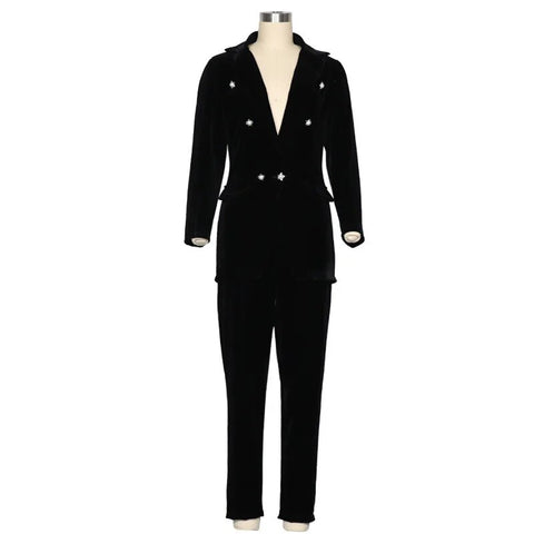 New Casual Long Sleeve Blazer & Pant 2 Piece Set CODE: KAR2439