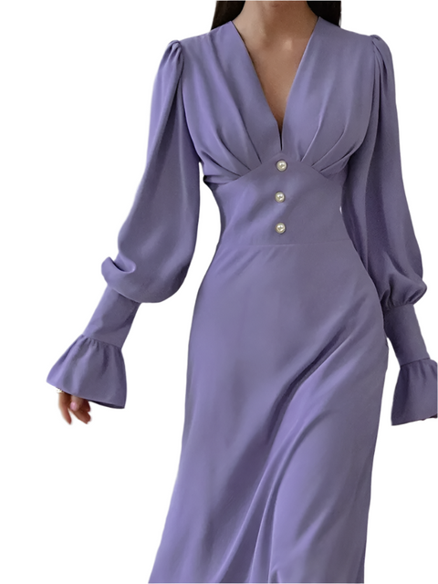 New Lantern Slim Fit Ankle length Dress CODE: READY1181