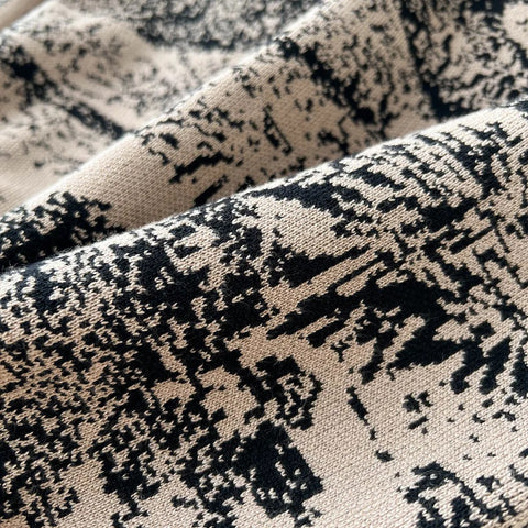 New Autumn Winter Knitted Printing Round Neck Fashion Knit Shirt + Wide Leg Pant Set CODE: KAR2507
