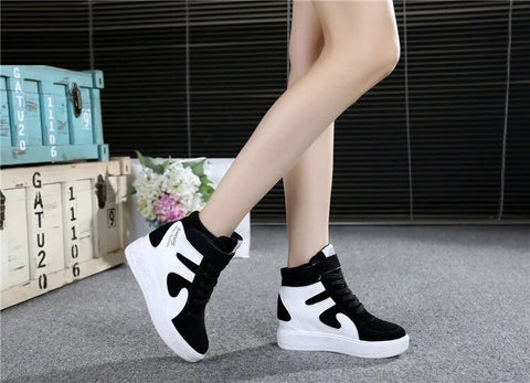 New Casual High top Platform Sneaker Vulcanize Shoe CODE: KAR2509
