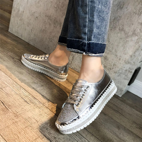 New Luxury Bling Designer Platform Anti-slip Casual Shoes CODE: KAR2511