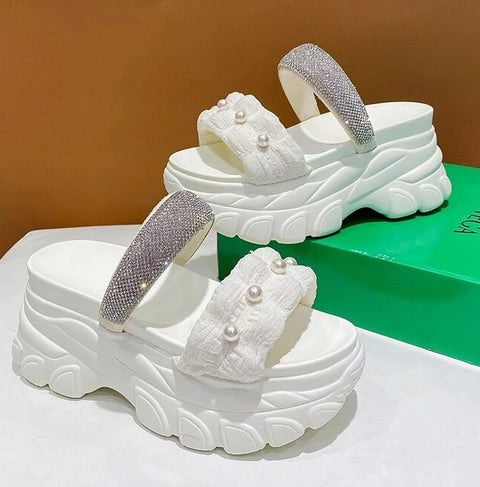 Summer Fashion Bling Wedge High Platform Sandal CODE: KAR2512