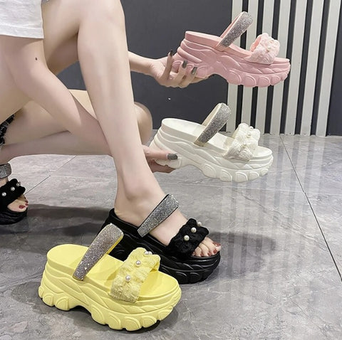 Summer Fashion Bling Wedge High Platform Sandal CODE: KAR2512