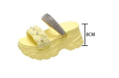 Summer Fashion Bling Wedge High Platform Sandal CODE: KAR2512