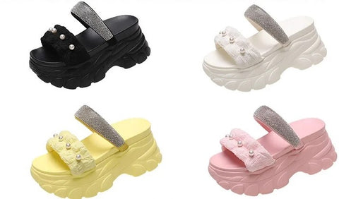 Summer Fashion Bling Wedge High Platform Sandal CODE: KAR2512