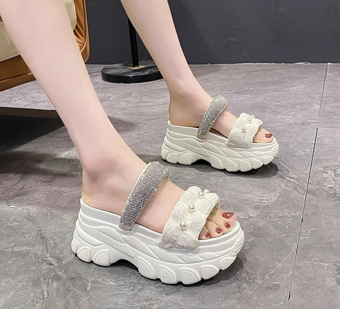 Summer Fashion Bling Wedge High Platform Sandal CODE: KAR2512