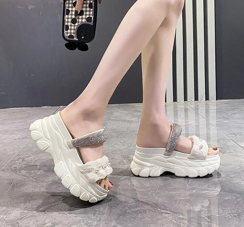 Summer Fashion Bling Wedge High Platform Sandal CODE: KAR2512