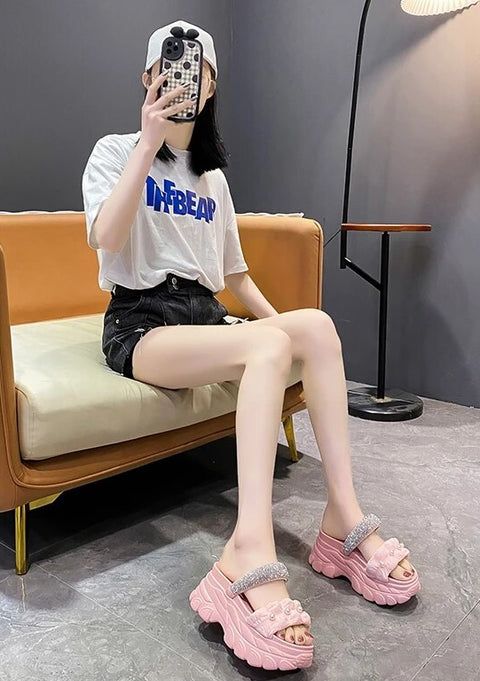 Summer Fashion Bling Wedge High Platform Sandal CODE: KAR2512