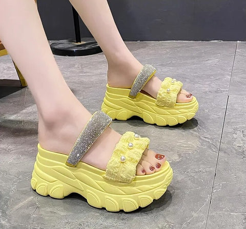 Summer Fashion Bling Wedge High Platform Sandal CODE: KAR2512