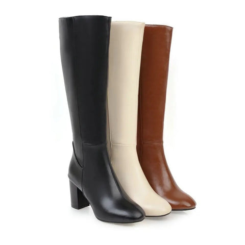Winter Fashion Warm High-heel Knee Boot CODE: KAR2516
