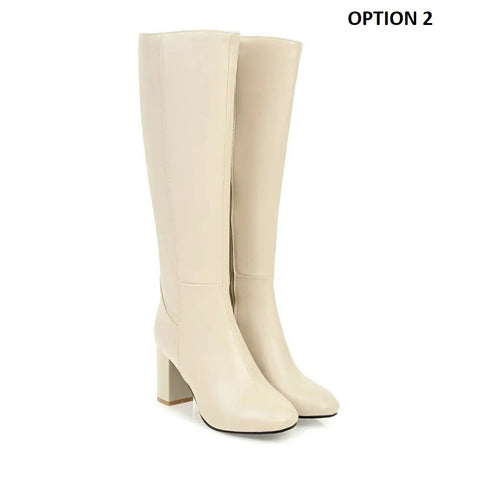 Winter Fashion Warm High-heel Knee Boot CODE: KAR2516