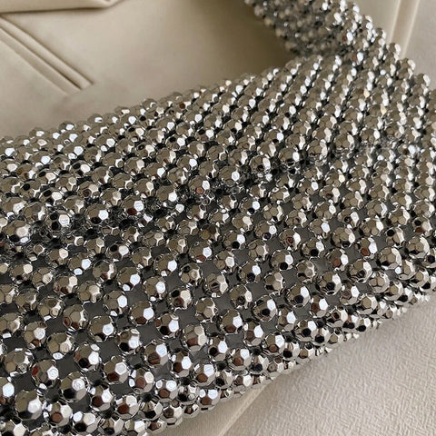 Luxury Summer Fashion Beads Designer Shiny Bling Bagute Bag CODE: KAR2522