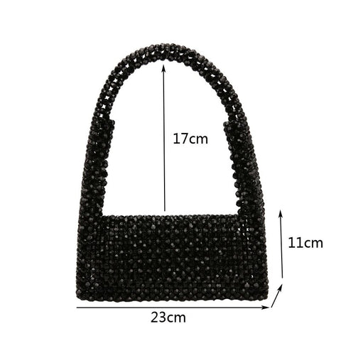 Luxury Summer Fashion Beads Designer Shiny Bling Bagute Bag CODE: KAR2522