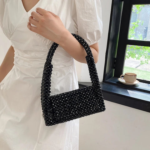 Luxury Summer Fashion Beads Designer Shiny Bling Bagute Bag CODE: KAR2522