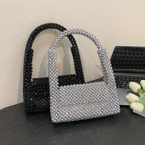 Luxury Summer Fashion Beads Designer Shiny Bling Bagute Bag CODE: KAR2522