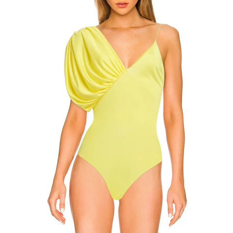 New Asymmetrical Sling One Piece Skirt Bikini Cove Up Swimwear CODE: KAR2530