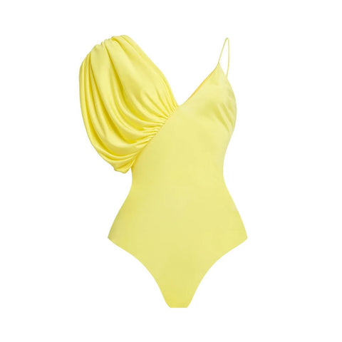New Asymmetrical Sling One Piece Skirt Bikini Cove Up Swimwear CODE: KAR2530