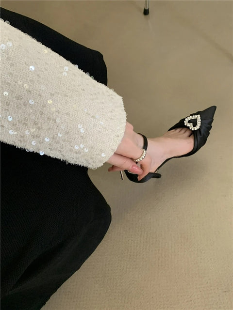 New Sexy Fashion Buckle Strap Stiletto High Heel CODE: KAR2533