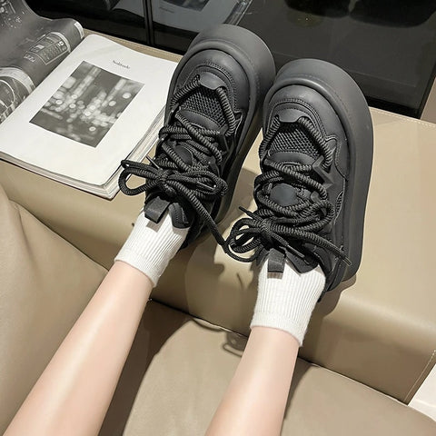 New Autumn Fashion Casual Style Lace Up Vulcanize Shoe CODE: KAR2537