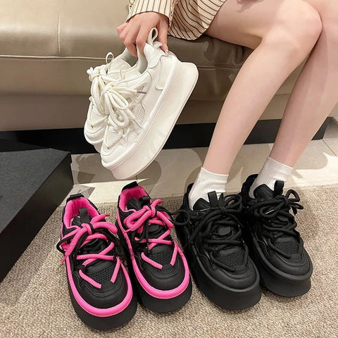 New Autumn Fashion Casual Style Lace Up Vulcanize Shoe CODE: KAR2537