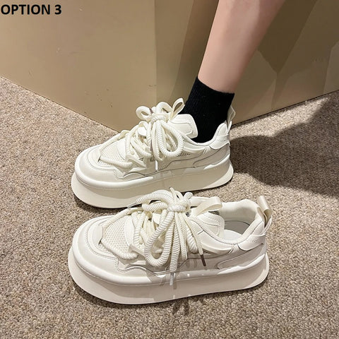 Casual Style Lace Up Vulcanize Shoe SIZE: 40 CODE: READY1076